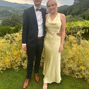 Hello Molly Special Guest Satin Maxi Dress Butter